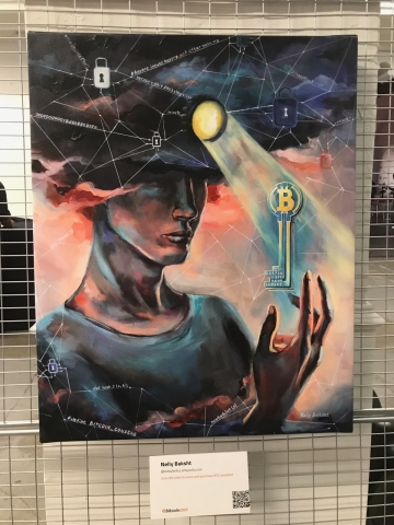 Fine cryptoart limited edition print "Miner" 