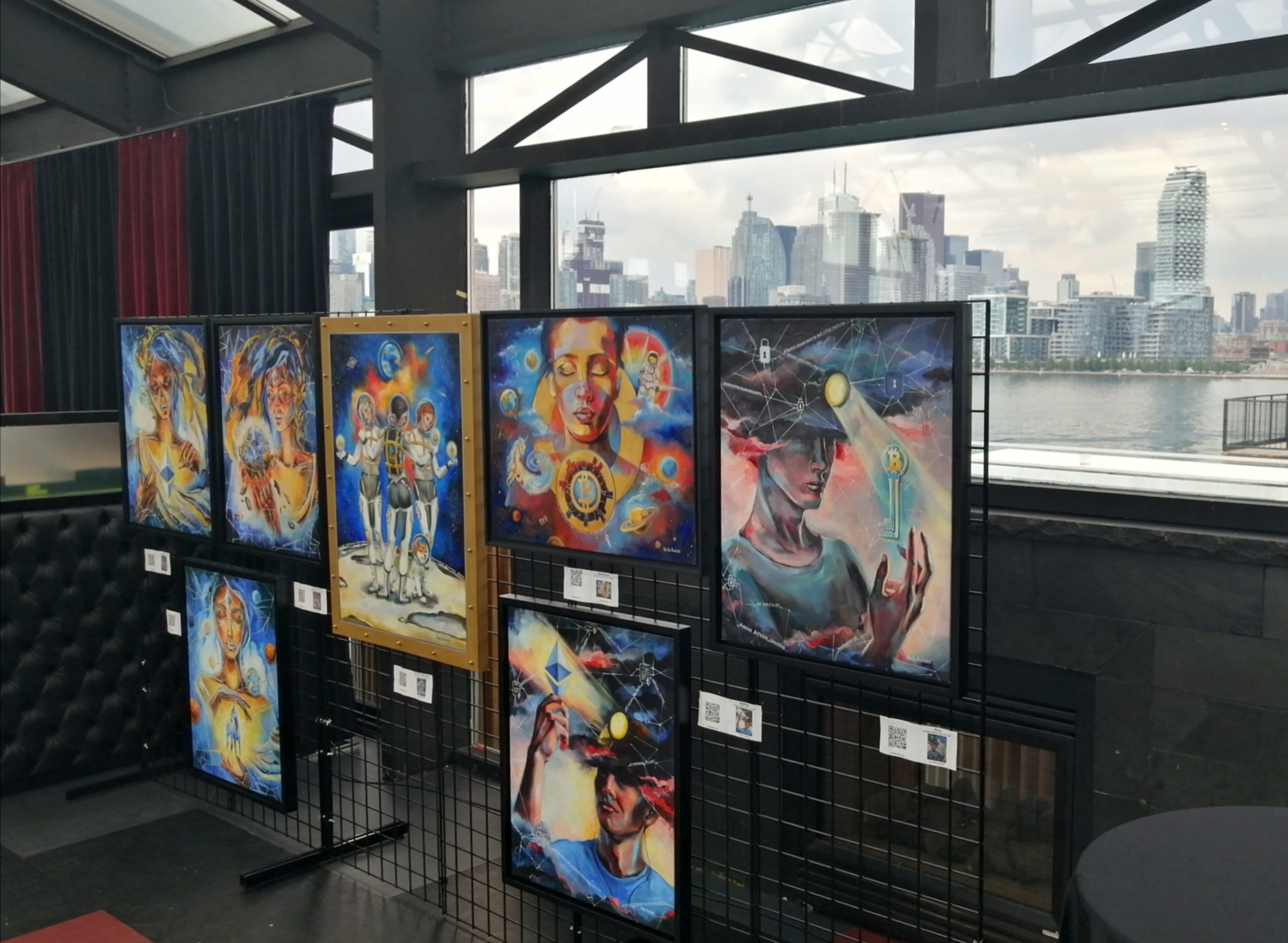 fine art republic crypto coin launch at la nacional